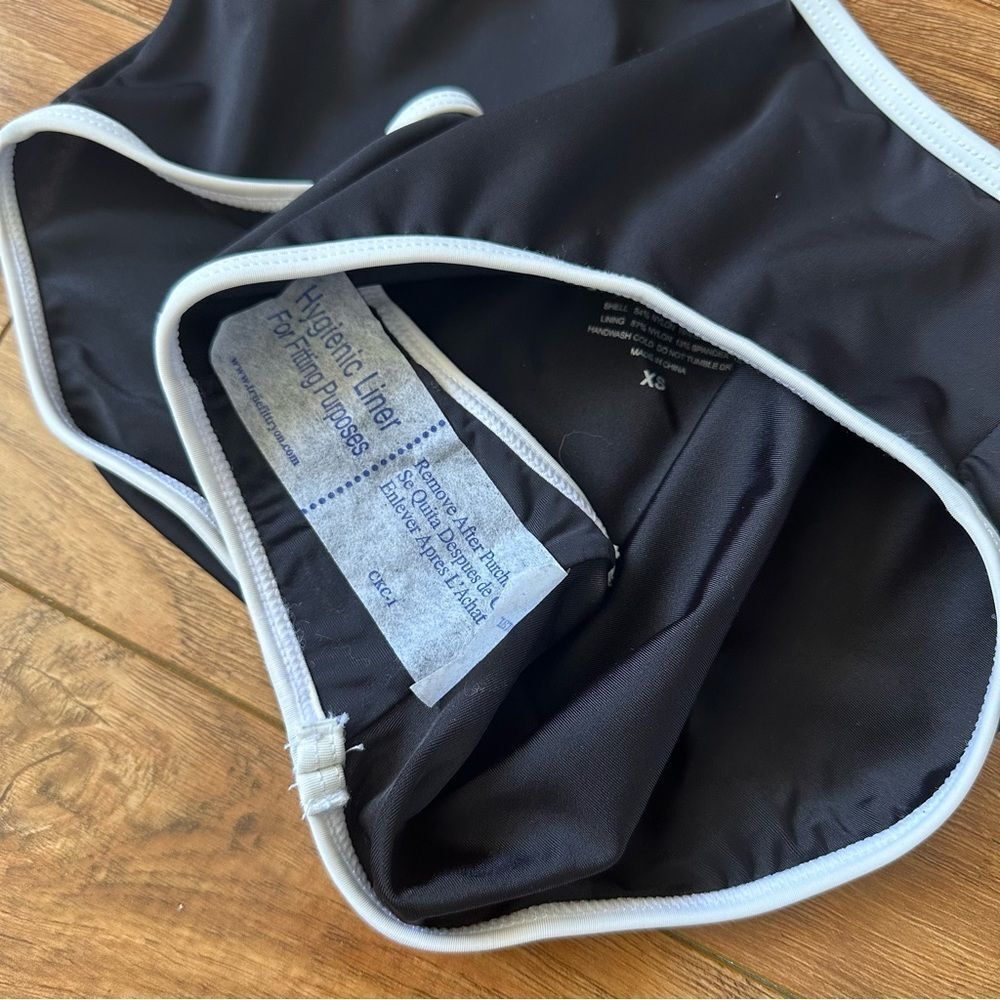 NWT Solid & Striped XS The Bella One Piece Swimsuit Butterluxe Black $198 - Picture 11 of 14
